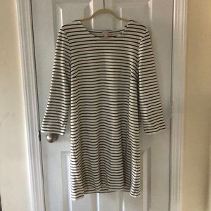 J Crew Striped T Shirt Dress